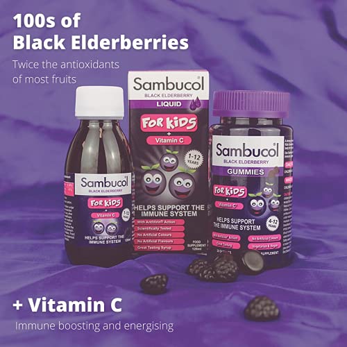 SAMBUCOL KIDS GUMMIES 30'S, 30 Count (Pack of 1) SambucolUS supplements
