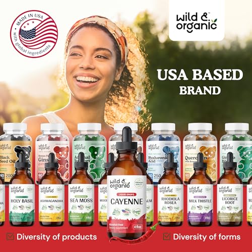 Cayenne Pepper Supplements - Organic Cayenne Pepper Tincture - Cayenne Pepper Liquid Wild & OrganicUS supplements