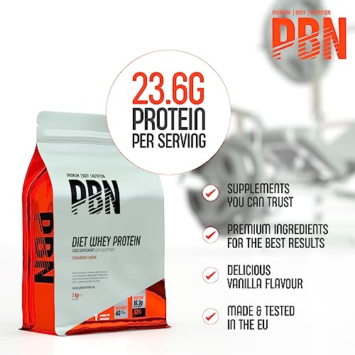 PBN - Premium Body Nutrition Diet Whey Strawberry 1kg Pouch Premium Body NutritionAu supplements