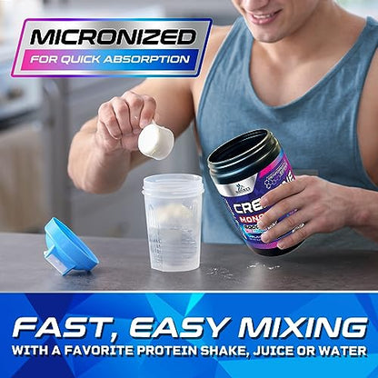 Micronized Creatine Monohydrate Powder - 100% Pure Unflavored Creatine Powder Nature's NutritionUS supplements