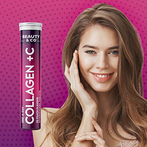 Collagen Effervescent - Marine Collagen & Vitamin C (2 Tubes) Beauty & CoAu supplements