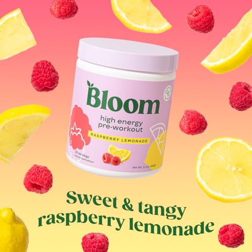 Bloom Nutrition High Energy Pre Workout Powder, Amino Energy with Beta Alanine, Ginseng Bloom NutritionAu supplements