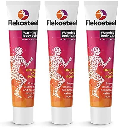 3 Tubes HENDEL GARDEN Flekosteel Warming Body Balm 5.1 fl oz/150 ml RIXETAu supplements