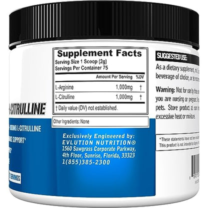 Evlution Nutrition L-Arginine + L-Citrulline - Endurance + Workout Performance EvlutionUS supplements