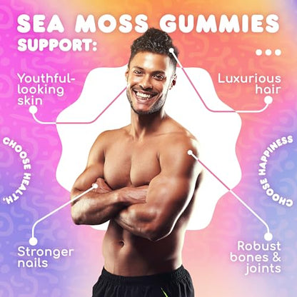 Biolore Sea Moss Gummies with Elderberry, Contains Irish Sea Moss, Organic Extract BioloreUS supplements