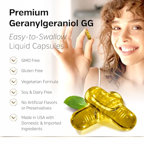 Premium Geranylgeraniol Supplement – GG-Gold 150mg with DeltaGold Vitamin E Tocotrienols SunergeticAu supplements