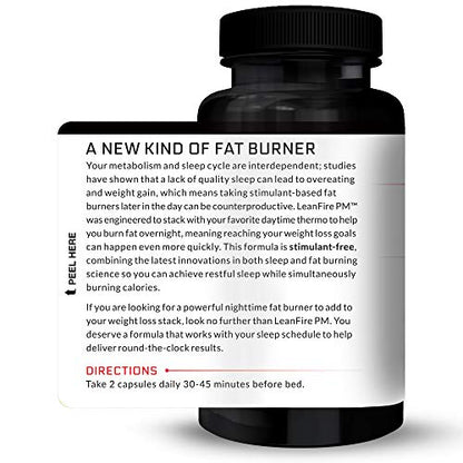Force Factor LeanFire PM Weight Loss Pills for Women & Men, Fat Burner & Overnight Force FactorUS supplements