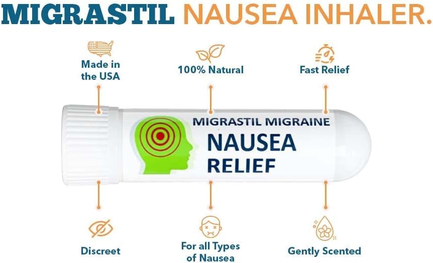 Basic Vigor Migrastil Inhaler (Pack of 2) - Pocket Size Aromatherapy Inhaler for Queasiness Basic VigorAu supplements