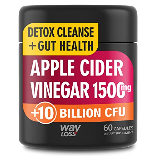 WayLoss 1500mg Apple Cider Vinegar Capsules/Apple Cider Vinegar Pills w/ 10 BILLLION WAY LOSSAu supplements