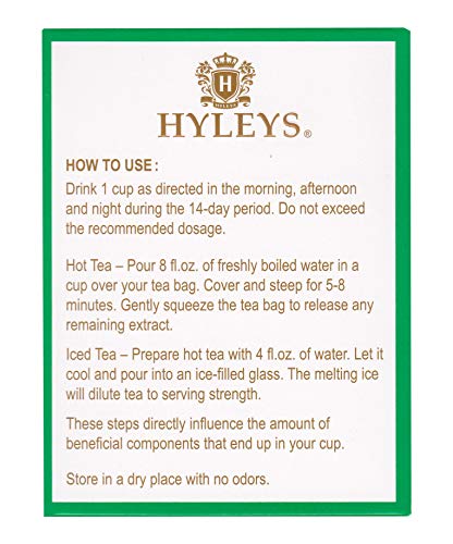 Hyleys Detox Tea 14 Days Kit - 42 Tea Bags - Herbal Supplement - Mother's Mother's Day HYLEYSUS supplements