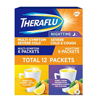 Theraflu Combo Daytime and Nighttime Severe Cold Relief Powder, Honey TherafluUS supplements