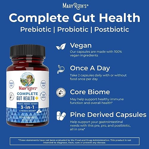 MaryRuth's 3-in-1 Probiotics for Complete Gut Health | Gut Health Supplement for Women MaryRuth OrganicsAu supplements