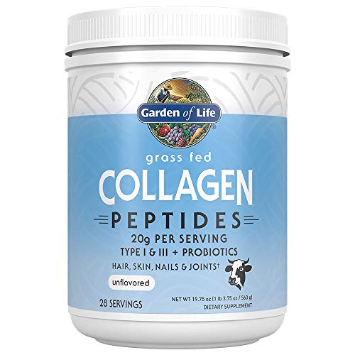 Garden of Life Grass Fed Collagen Peptides Powder – Unflavored Collagen Powder Garden of LifeUS supplements