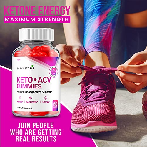 (2 Pack) Max Ketosis Keto ACV Gummies Max Ketosis Advanced Formula Apple Cider Vinegar RillvoAu supplements