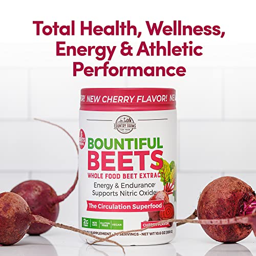 COUNTRY FARMS Bountiful Beets Powder, Wholefood Beet Extract Superfood, Natural Nitric COUNTRY FARMSAu supplements