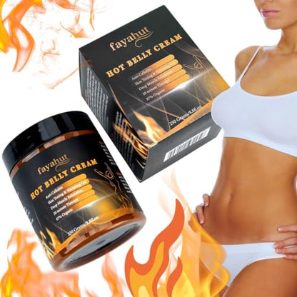 Hot Cream for Belly Fat Burner, Body Cream for Thighs, and More - Targets Cellulite fayahutUS supplements