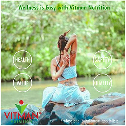Marine Collagen Capsules - 600mg High Strength Hair, Skin and Joint Supplement VitMan NutritionUS supplements