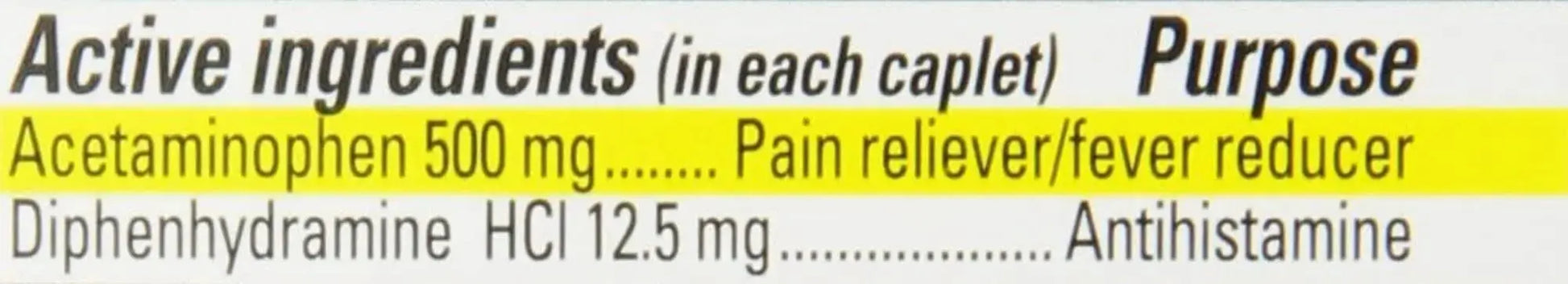 Percogesic Extra Strength Acetaminophen & Diphenhydramine Pain Relief, Fast-Acting Aspirin-Free Fever Reducer & Antihistamine, 60 Count PercogesicAu supplements
