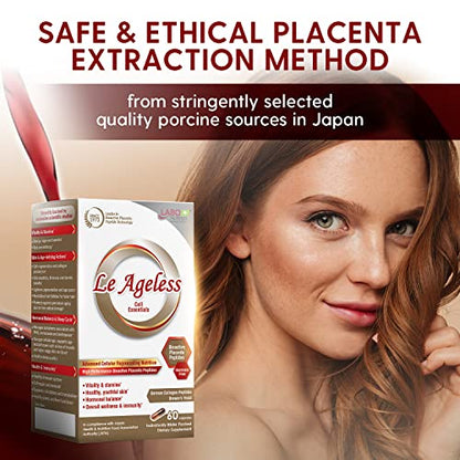 LABO Nutrition Le Ageless – Placenta Cell Rejuvenating Therapy from Japan – Enhanced with Collagen LABO NutritionUS supplements