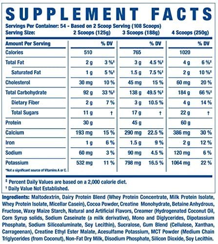 Ronnie Coleman Signature Series King Mass XL Mass Gainer Protein Powder, Muscle Gaine Ronnie Coleman Signature SeriesUS supplements