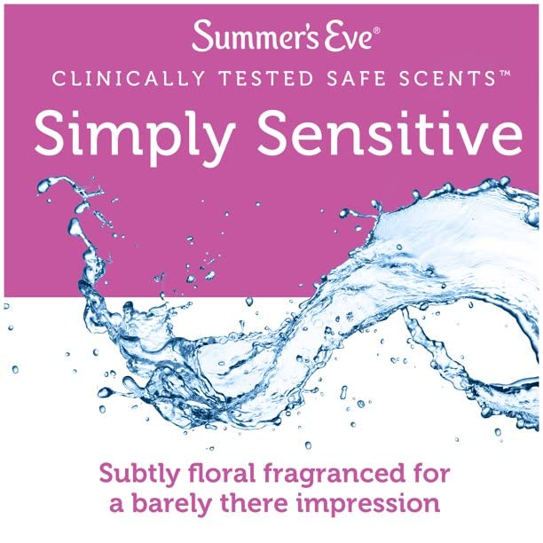 Summer's Eve Feminine Cleansing Cloths | Sensitive Skin | 16 Each | Pack of 2 Pink RhymeAu supplements