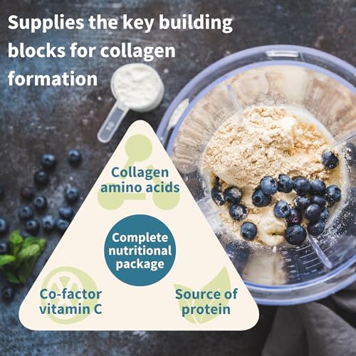 Vegan Collagen Powder, Plant-Based Peptide Protein Supplement with Glycine, 21 Amino Acids & Vitamin C, Complete Collagen Igennus Healthcare NutritionAu supplements