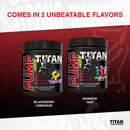 Pump- Nitric Oxide Boosting Stack Stim Free: Loaded with Citruline Malate for Maximum Titan NutritionUS supplements