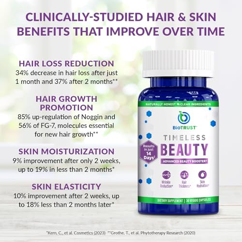 BioTrust Timeless Beauty Ceramide Booster – Hair & Skin Restoring Phytoceramides BioTrustAu supplements