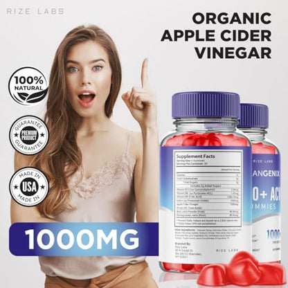 (3 Pack) Leangenix Keto ACV Gummies, Leangenix Keto + ACV for Advanced Weight Loss rize labsUS supplements