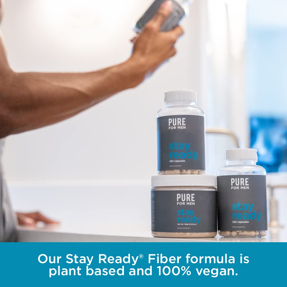 Pure for Men Original Vegan Cleanliness Stay Ready Fiber Supplement Pure for MenUS supplements