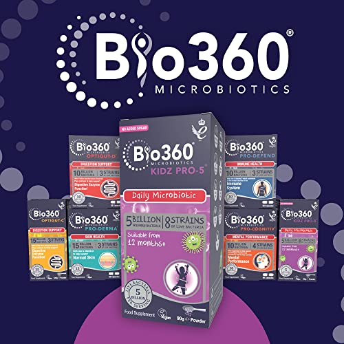 Natures Aid Bio360 Kidz Pro-5 (5 Billion Bacteria) from Natures Aid, Children's Microbiotic natures aidUS supplements