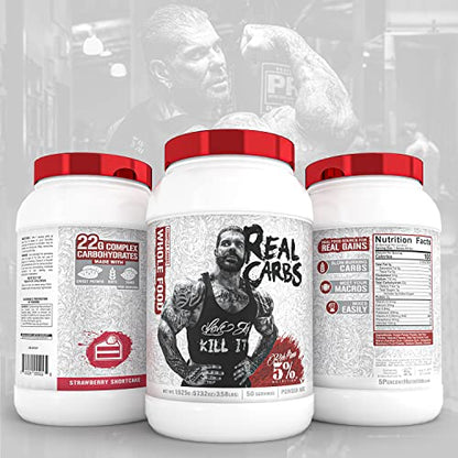 5% Nutrition Rich Piana Real Carbs with Real Food Complex Carbohydrates, Long-Lasting 5% NutritionUS supplements