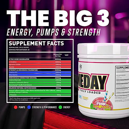 Man Sports Game Day Pre-Workout Supplement - Taurine - Creatine HCL - 30 Servings MAN Metabolic Augmenting NutritionUS supplements