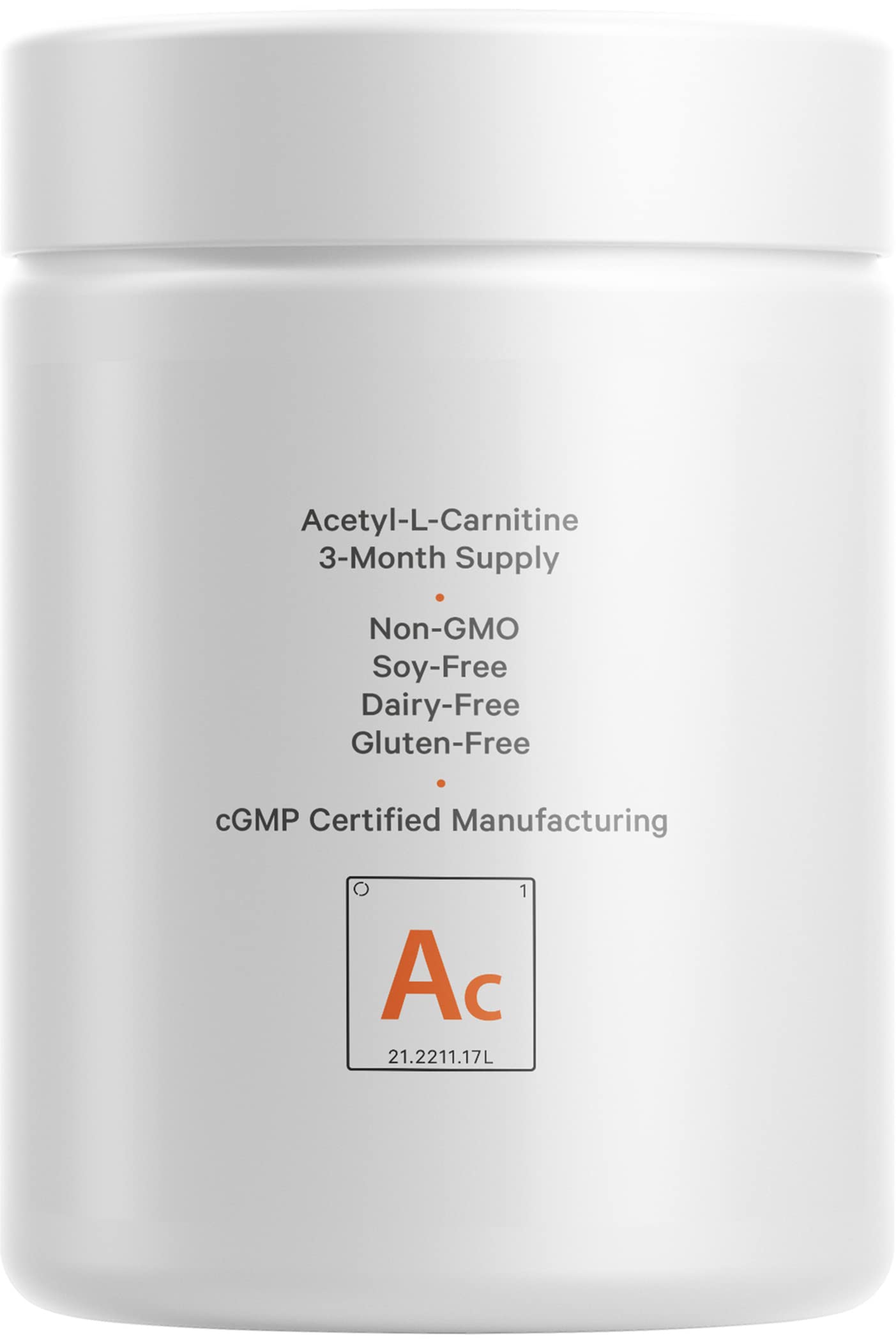 Codeage Liposomal Acetyl-L-Carnitine+ Supplement - 500 mg Acetyl-L-Carnitine per Serving - 3-Month Supply, Liposomal Delivery - Alcar Supplement - L-Carnitine - Non-GMO, Gluten-Free, 90 Capsules CodeageAu supplements