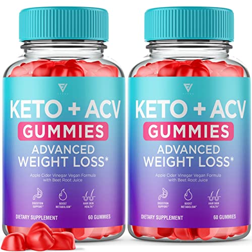 (2 Pack) Keto ACV Gummies Advanced Weight Loss, ACV Keto Gummies Fat Apple Cider FyvusAu supplements