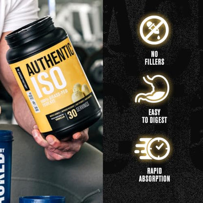 Jacked Factory Authentic ISO Grass Fed Whey Protein Isolate Powder - Low Carb Jacked FactoryUS supplements