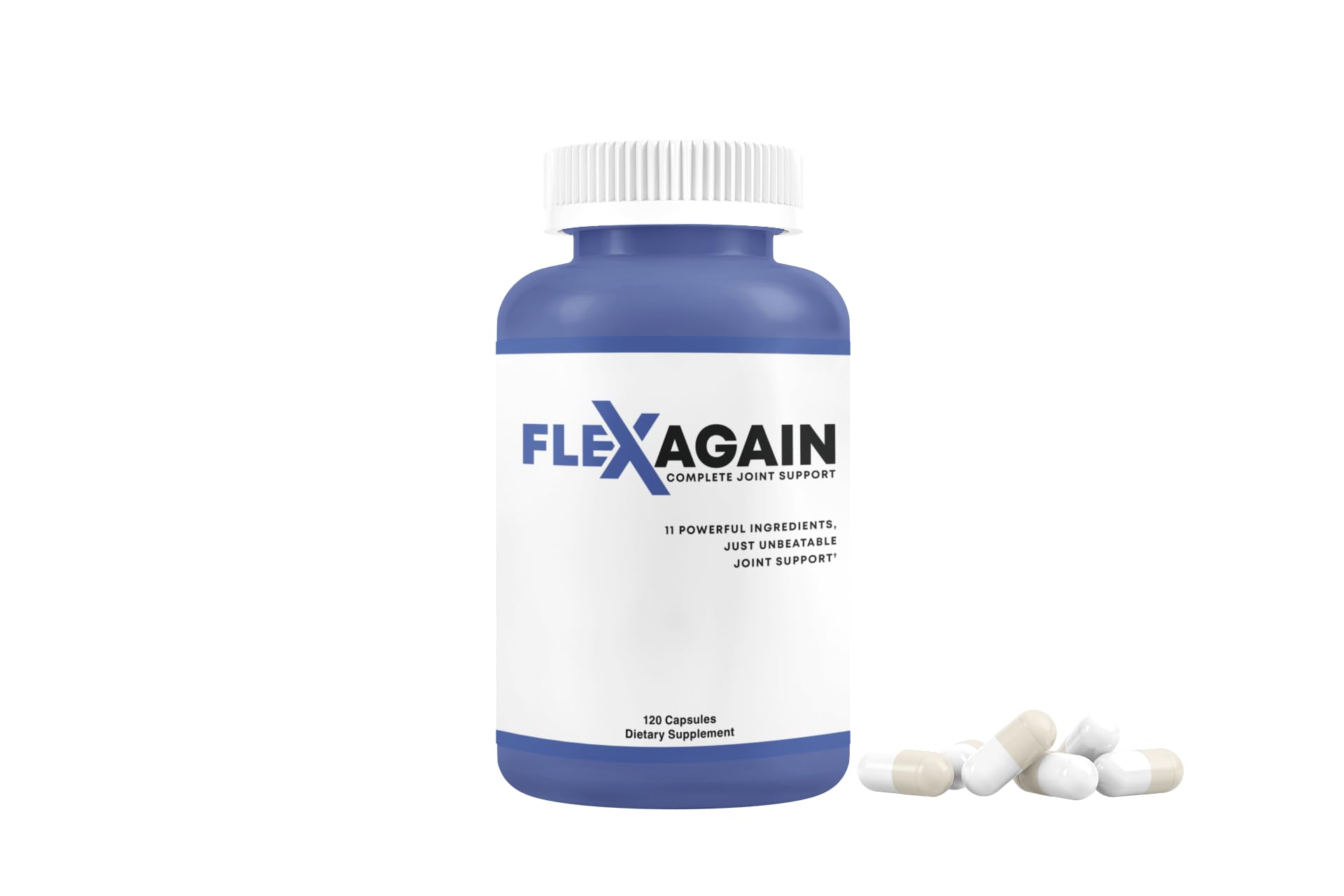FlexAgain - Fully Comprehensive Joint Support - 120 Capsules - 1 Month Supply FlexAgainAu supplements