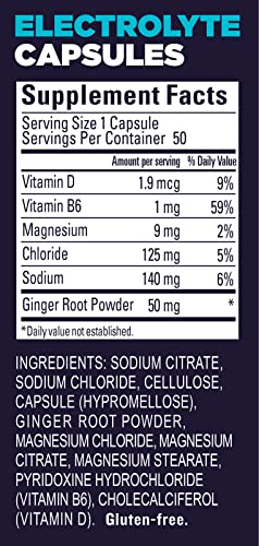 GU Energy Roctane Ultra Endurance Electrolyte Capsules, 50-Count Bottle GU EnergyUS supplements