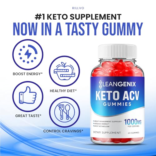(2 Pack) LeanGenix Keto ACV Gummies - Official - Keto Lean Genix ACV Advanced Formula RillvoUS supplements