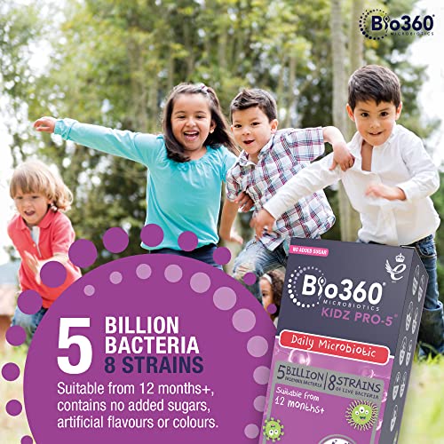 Natures Aid Bio360 Kidz Pro-5 (5 Billion Bacteria) from Natures Aid, Children's Microbiotic natures aidUS supplements