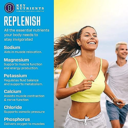 KEY NUTRIENTS Multivitamin Electrolytes Powder No Sugar - Tempting Blue Raspberry KEY NUTRIENTSUS supplements