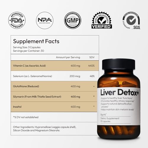 BigVita Liver Detox Vegan Gluten Free Liver Health Supplement Cleanse Detox & Repair BigVitaAu supplements