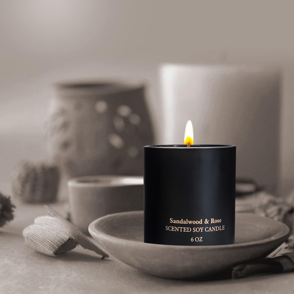 Scented Candles for Women,Premium Sandalwood Rose Aromatherapy Candles, Home Scented Candle Kelly's Custom CandlesAu supplements