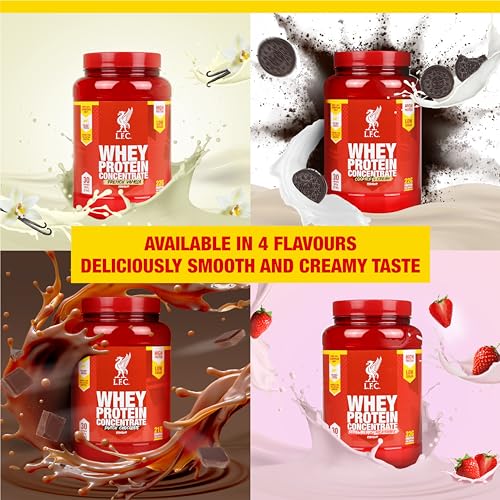 LFC Whey Protein Powder Cookies & Cream Flavour 908g 15.5g naturally-occurring BCAAs Vector ConsumerAu supplements