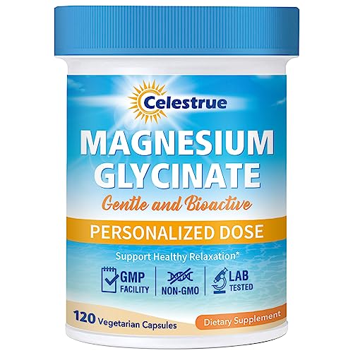 Celestrue Magnesium Glycinate, Fully-Chelated, Optimal Absorption, Gentle on The Stomach CelestrueUS supplements
