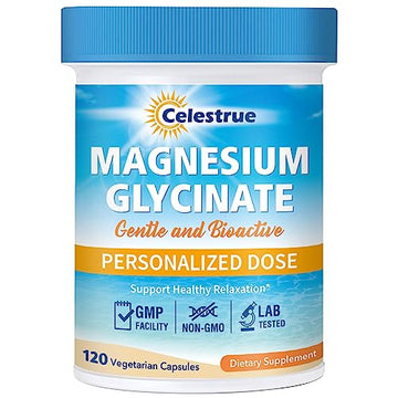 Celestrue Magnesium Glycinate, Fully-Chelated, Optimal Absorption, Gentle on The Stomach CelestrueAu supplements