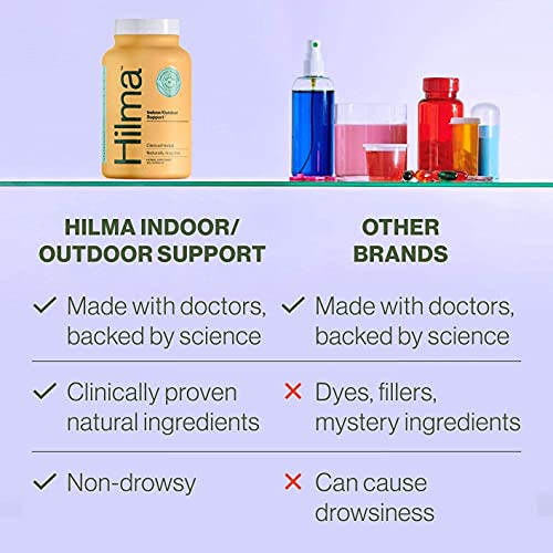Hilma Natural Sinus Support - All Day Allergy Relief from Pollen and Dust with Butterbur HilmaUS supplements