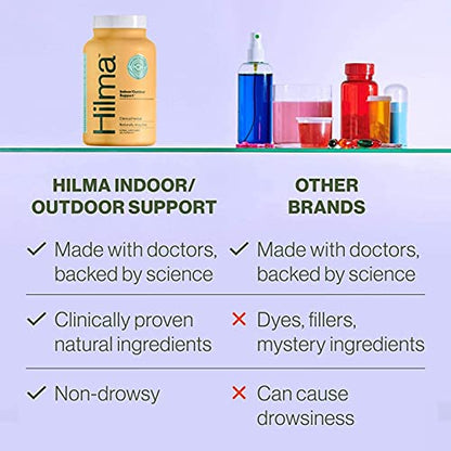 Hilma Natural Sinus Support - All Day Allergy Relief from Pollen and Dust with Butterbur HilmaUS supplements