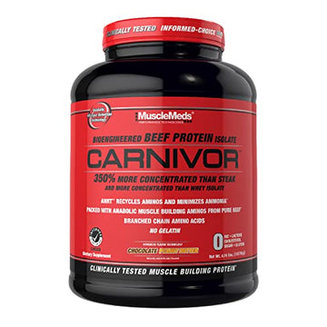 MuscleMeds Carnivor Beef Protein Isolate Powder, Chocolate Peanut Butter, 4.14 Pound MuscleMedsUS supplements
