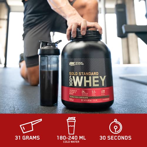 Optimum Nutrition Gold Standard 100% Whey Muscle Building and Recovery Protein Powder Optimum NutritionAu supplements